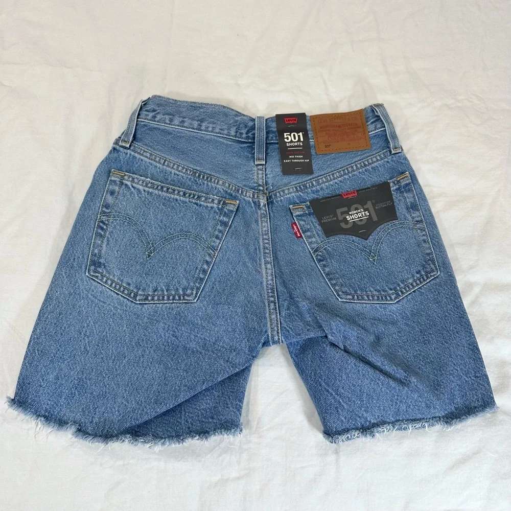 LEVI'S LUXOR STREET 501 MID THIGH SHORTS